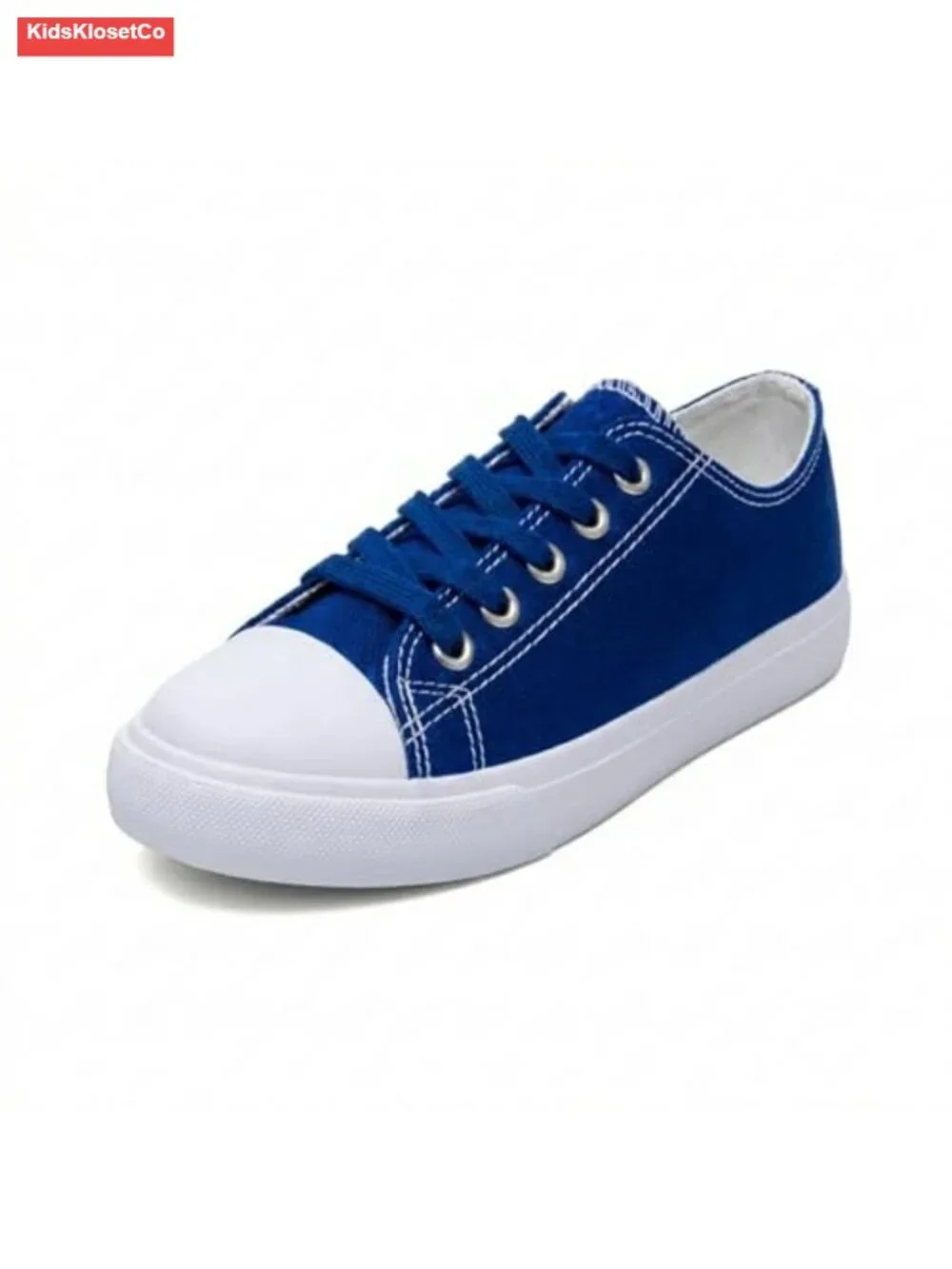 Kids Canvas Low Top Sneakers with Extra Laces
